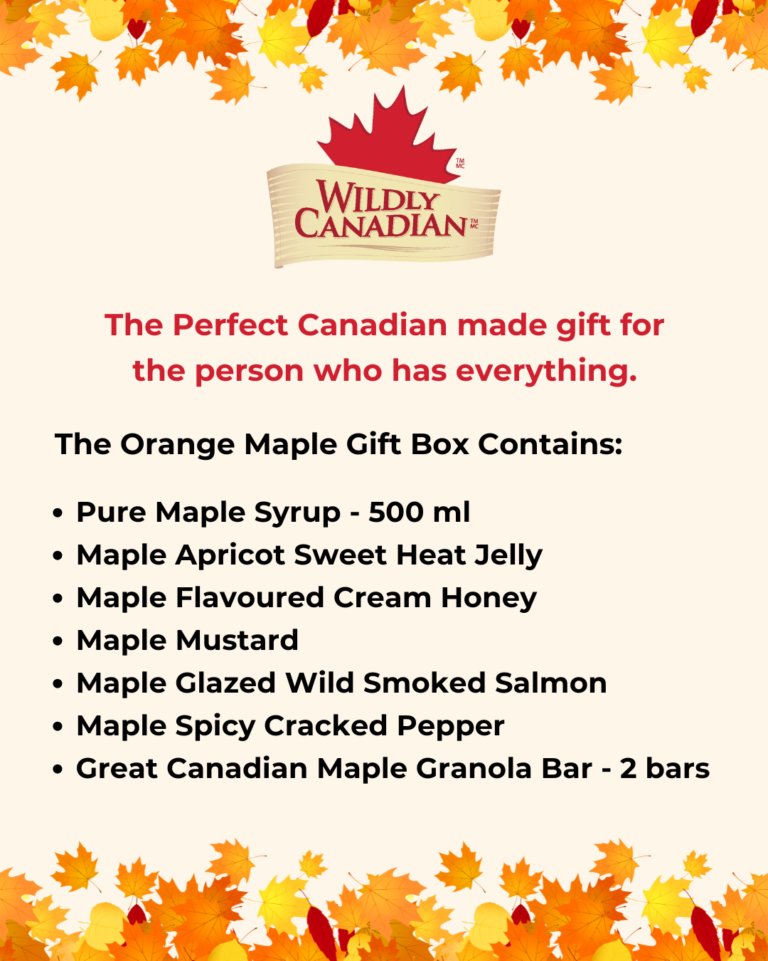 Orange Maple Gift Box