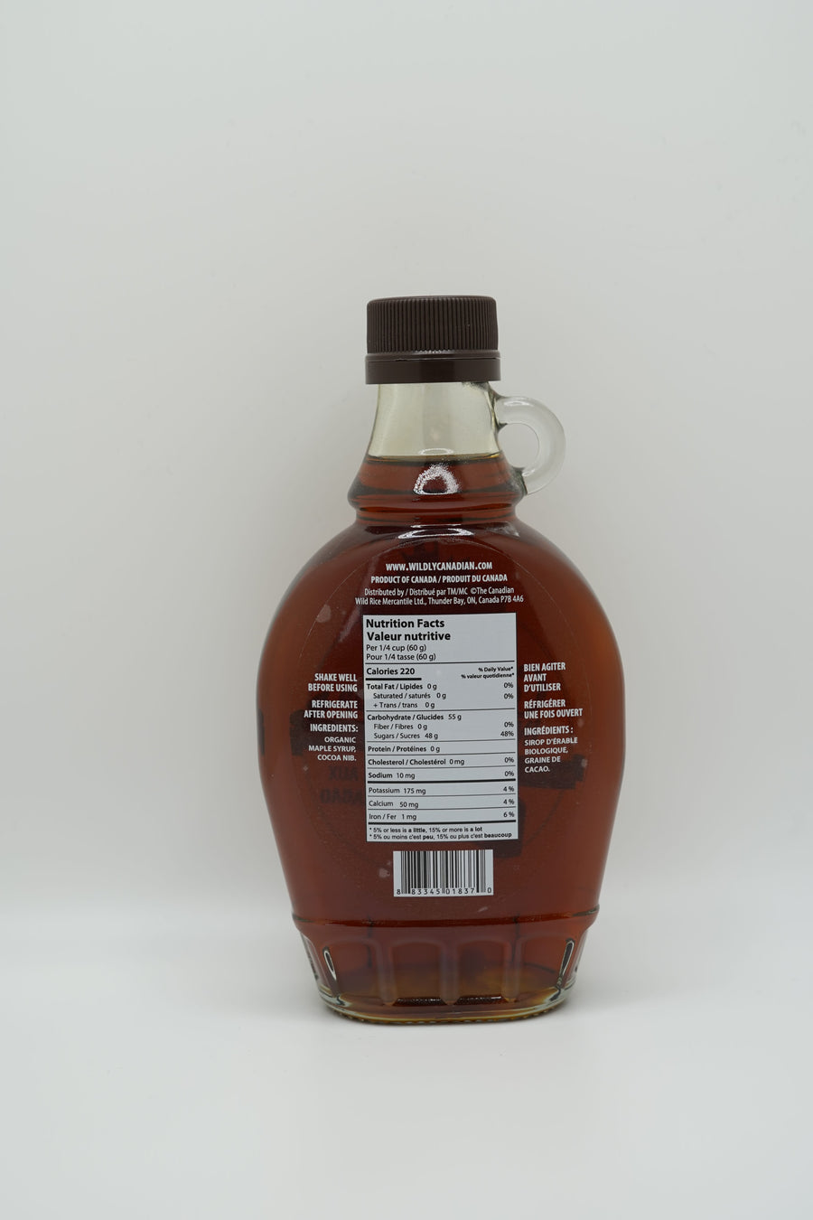 Cocoa Bean Infused Maple Syrup