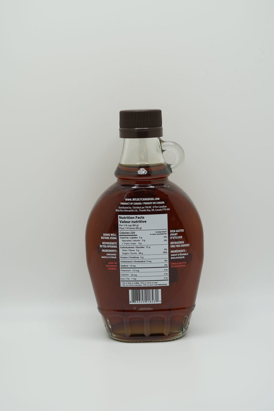 Aged Bourbon Barrel Infused Maple Syrup